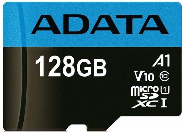 

Карта памяти Adata microSDXC 128GB Class 10 UHS-I A1 + SD-адаптер