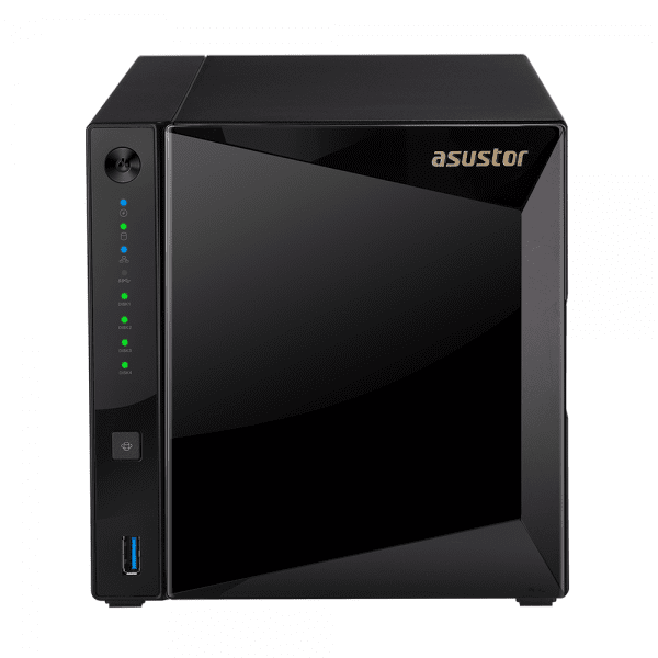 

Сетевое хранилище ASUSTOR AS4004T 4x2.5/3.5 SATA, 2x1GE, 1x10GE, 2xUSB3.1-Gen1