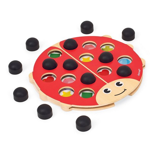 

Настольная игра мемо Janod Божья коровка (J08149)