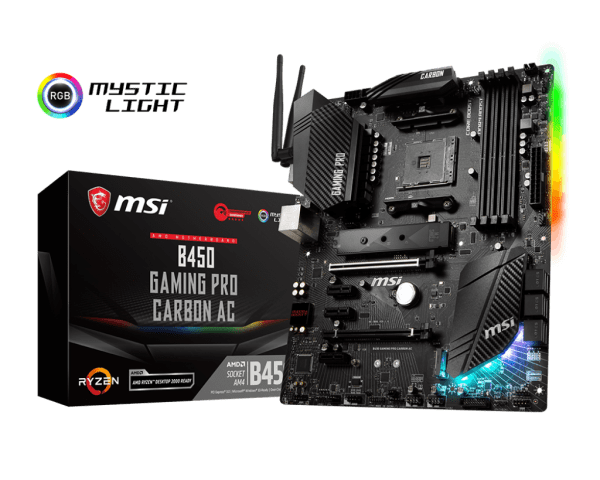 

Материнcкая плата MSI B450 GAMING PRO CARBONAC