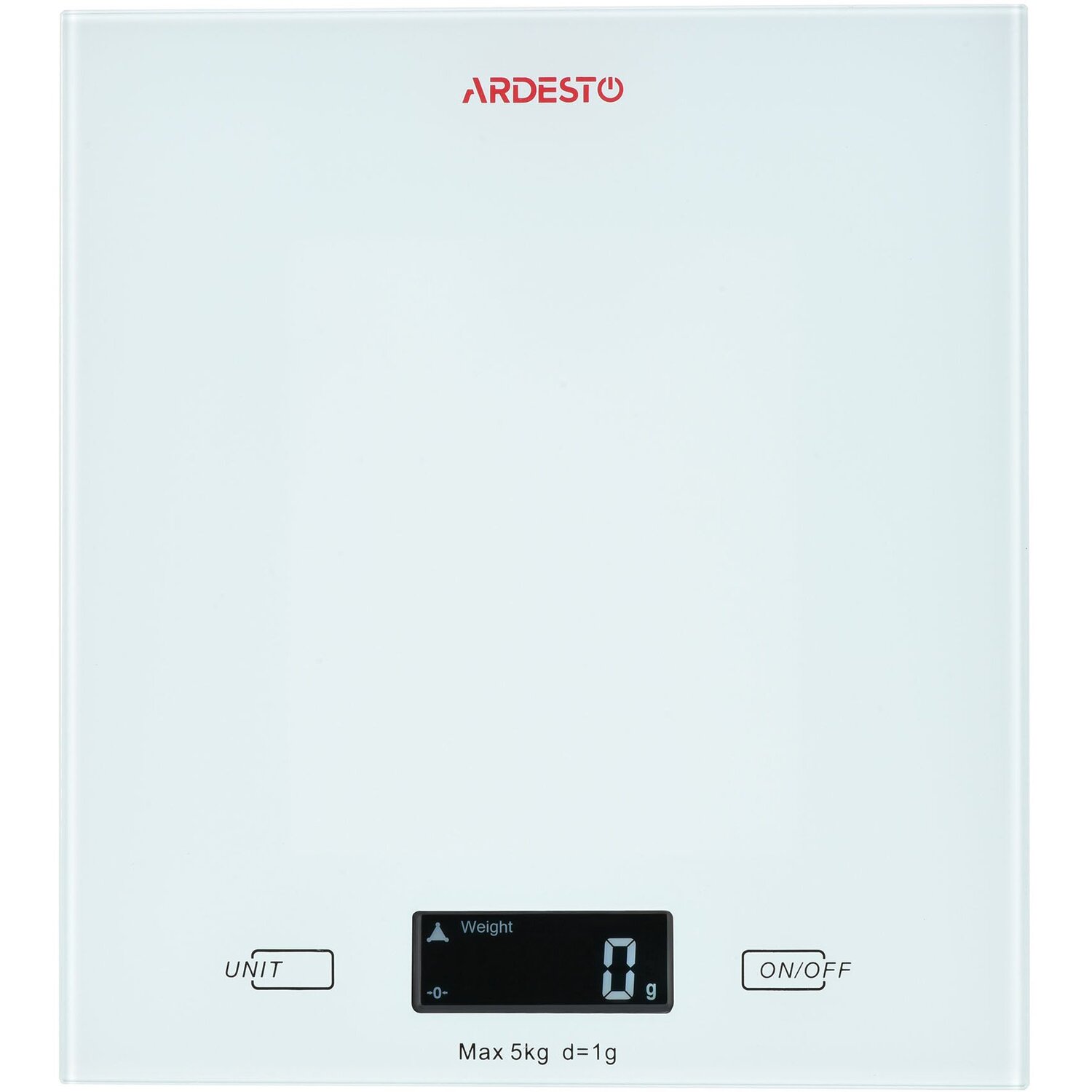 Весы кухонные Ardesto белые (SCK-893W) фото 