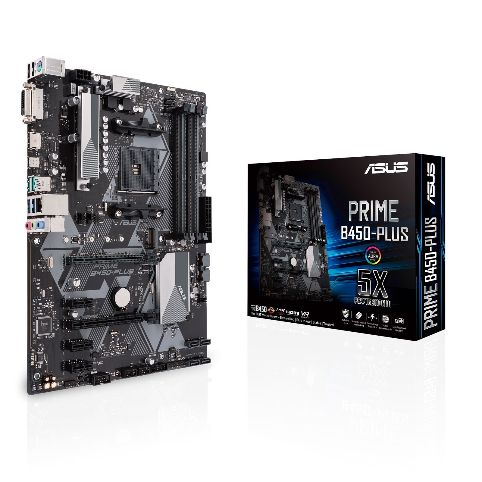 

Материнcкая плата ASUS PRIME B450-PLUS