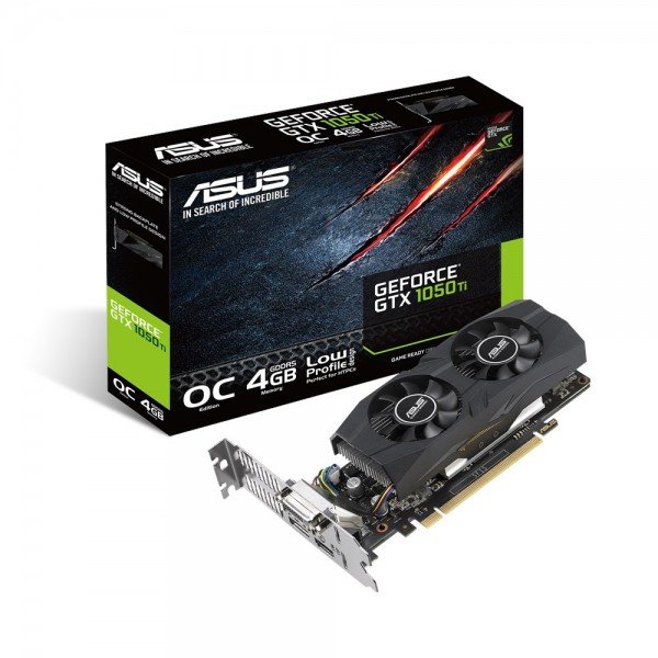 

Видеокарта ASUS GeForce GTX1050TI 4GB DDR5 OC low profile (GTX1050TI-O4G-LP-BRK)