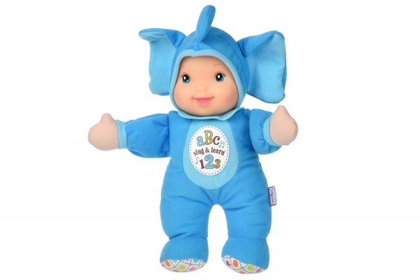 Акція на Кукла Baby’s First Sing and Learn пой и учись голубой слоник (21180-1) від MOYO