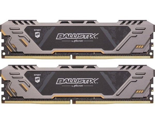 

Память дл ПК Micron Crucial Ballistix Sport AT DDR4 3000 16GB (8GBx2) (BLS2C8G4D30CESTK)