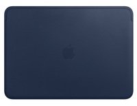 Чехол Apple Leather Sleeve для MacBook Pro 13“ Midnight Blue