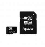 Карта пам'яті Apacer microSDHC 16GB Class 10 UHS-I R10MB/s + SD-адаптер