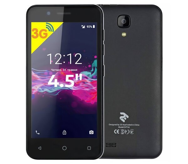 

Смартфон 2E E450A 2018 DS Black