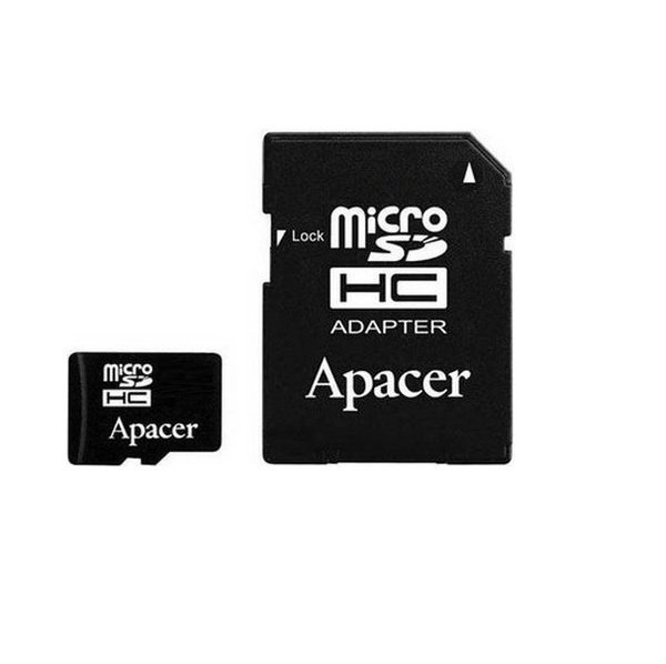 Акція на Карта памяти Apacer microSDHC 32GB Class 10 UHS-I + SD-адаптер від MOYO
