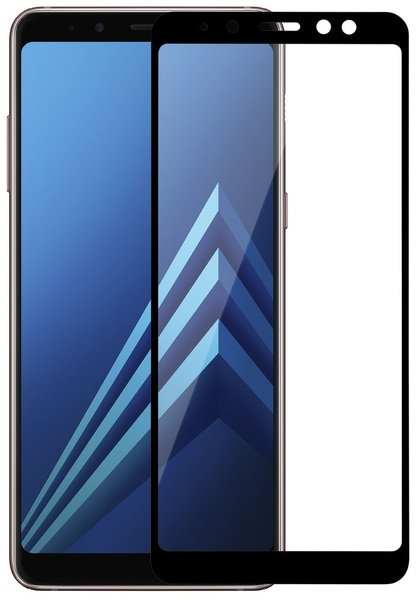 

Стекло MakeFuture для Galaxy A8+ 2018 Black Full Cover Full Glue