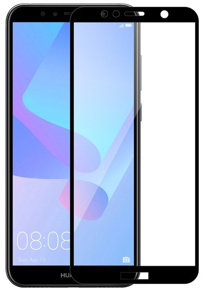 

Стекло MakeFuture для Huawei Y6 2018 Prime Black Full Cover Full Glue