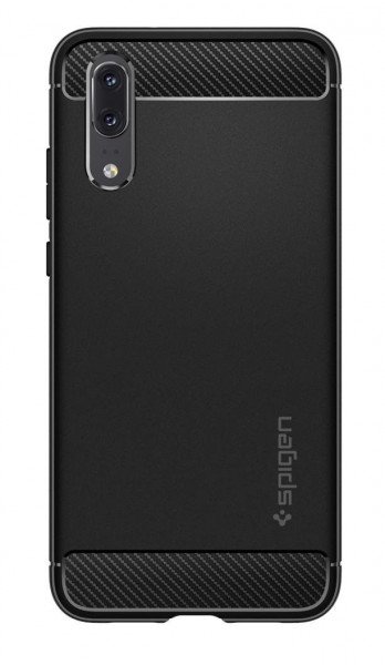 

Чехол Spigen для HUAWEI P20 Rugged Armor Black
