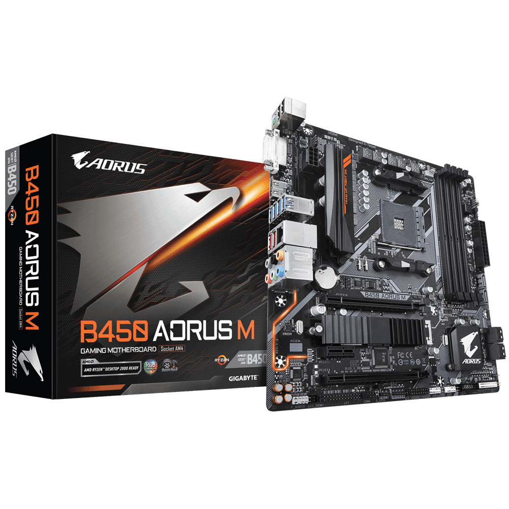 

Материнcкая плата GIGABYTE B450 AORUS M