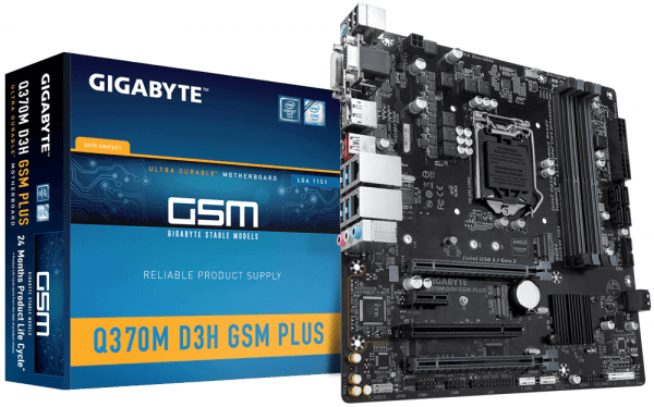 Gigabyte q370m d3h gsm plus обзор