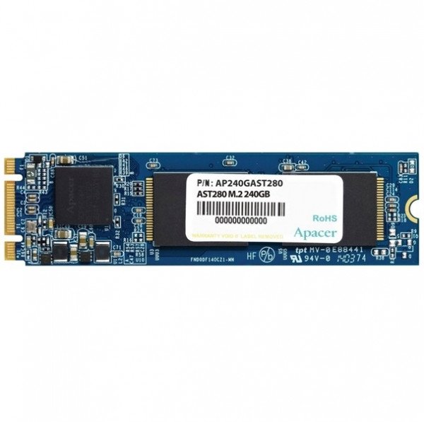 

SSD накопитель ApACER M.2 240GB AST280 SATA 2280 TLC (AP240GAST280-1)