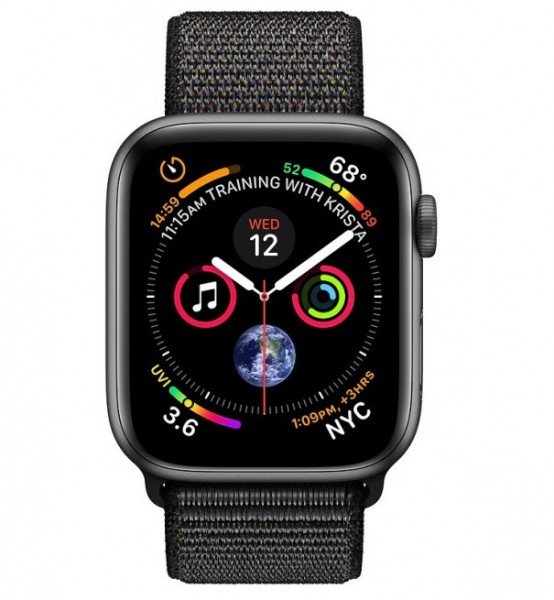 

Смарт-часы Apple Watch Series 4 44mm Space Grey Aluminium Case with Black Sport Loop
