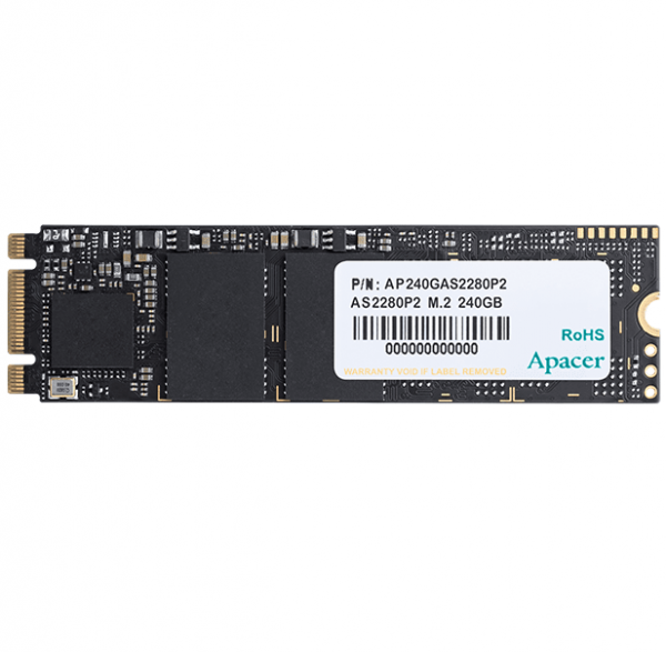 

SSD накопитель ApACER M.2 240GB AS2280P2 NVMe Pcle (AP240GAS2280P2-1)