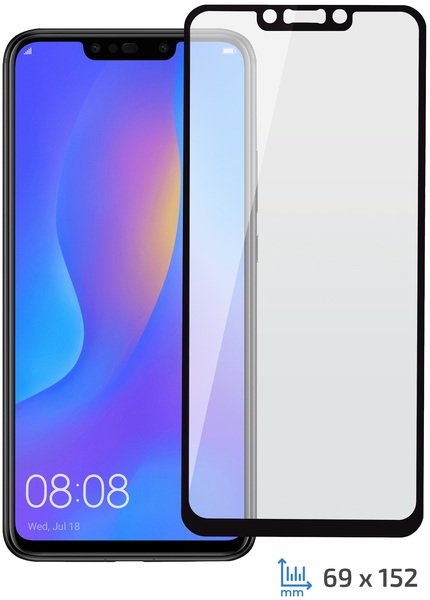 

Стекло 2E для Huawei P Smart+ 2.5D Black border FG