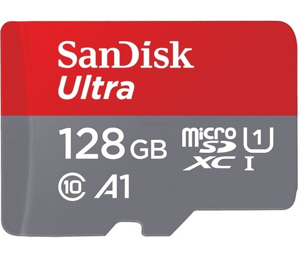 

Карта памяти Sandisk microSDXC 128GB Class 10 UHS-I Ultra R80MB/s