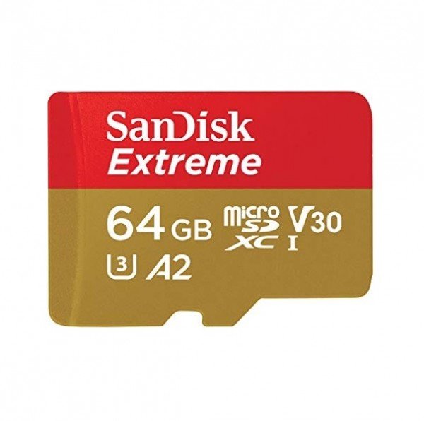 

Карта памяти Sandisk microSDXC 64GB Class 10 UHS-I U3 Extreme Pro V30 R160MB/s