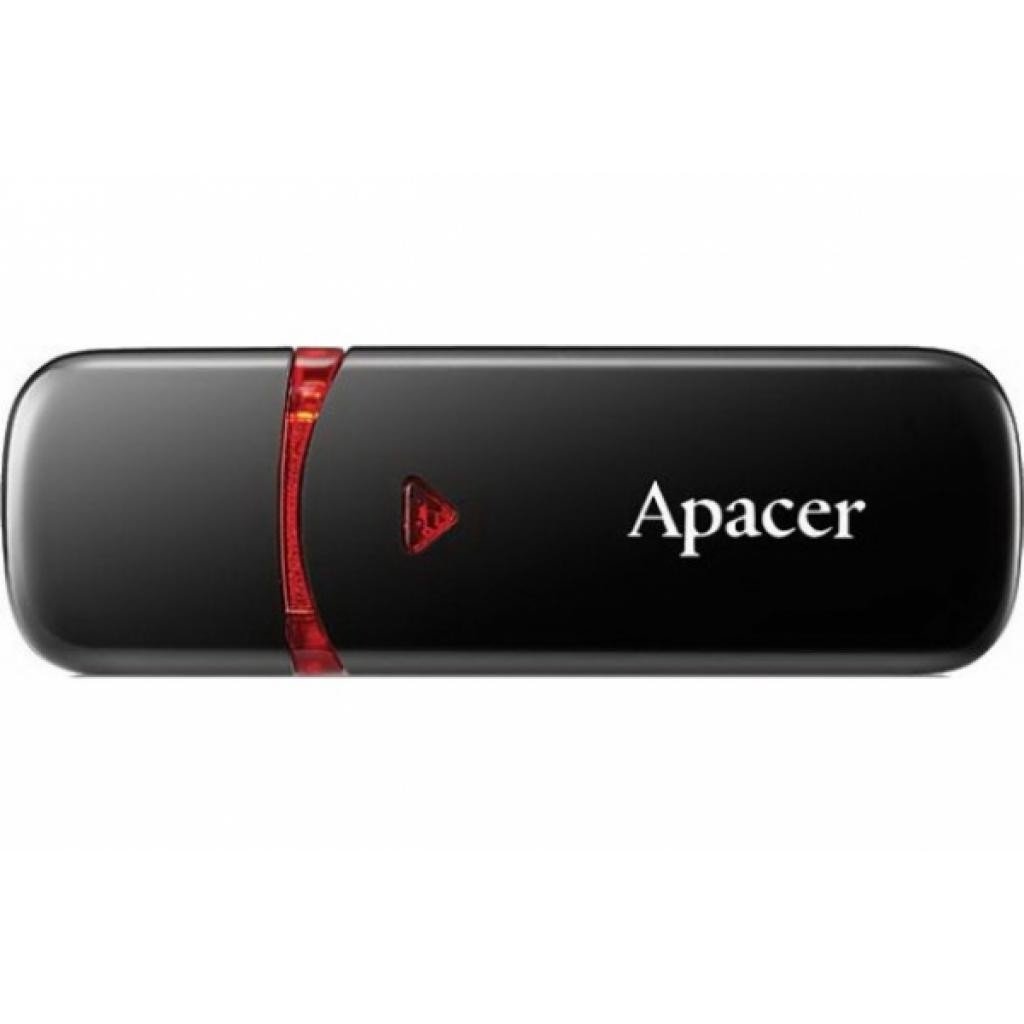 Накопичувач USB 2.0 APACER AH333 32GB Black (AP32GAH333B-1) фото