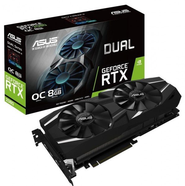 

Видеокарта ASUS GeForce RTX2080 8GB GDDR6 DUAL OC (DUAL-RTX2080-O8G)