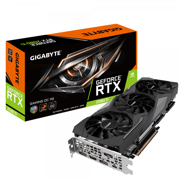 

Видеокарта GIGABYTE GeForce RTX2080 Ti 11GB GDDR6 Gaming OC (GV-N208TGAMING_OC-11GC)