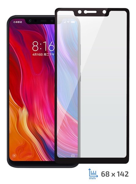 

Стекло 2E для Xiaomi Mi 8 SE 3D Black Border
