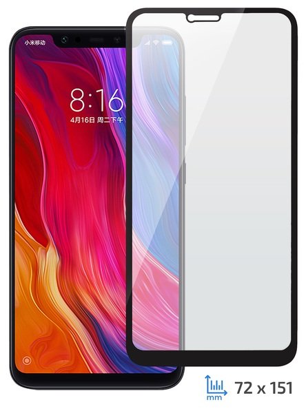 

Стекло 2E для Xiaomi Mi 8 3D Black Border