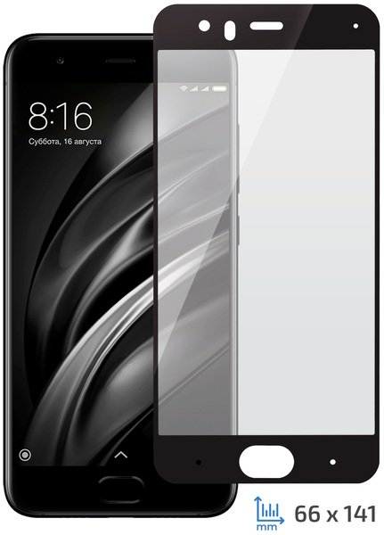 

Стекло 2E для Xiaomi Mi 6 2.5D Black Border