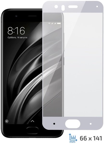 

Стекло 2E для Xiaomi Mi 6 2.5D White Border