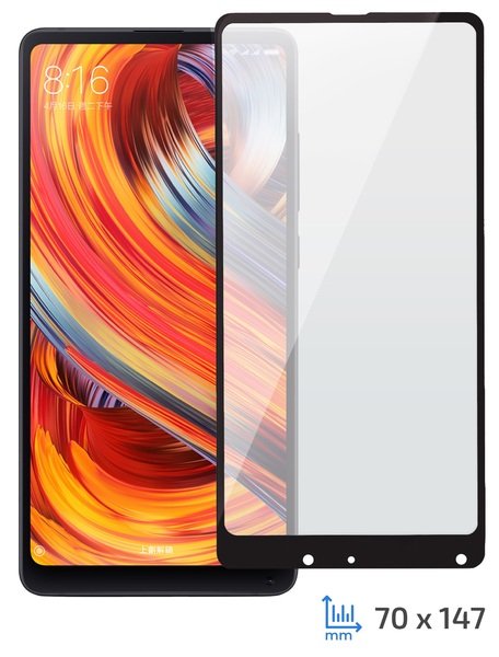 

Стекло 2E для Xiaomi Mi Mix 2S 2.5D Black Border