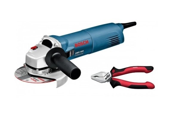 

Угловая шлифмашина Bosch Professional GWS 1400 + Плоскогубцы Wiha
