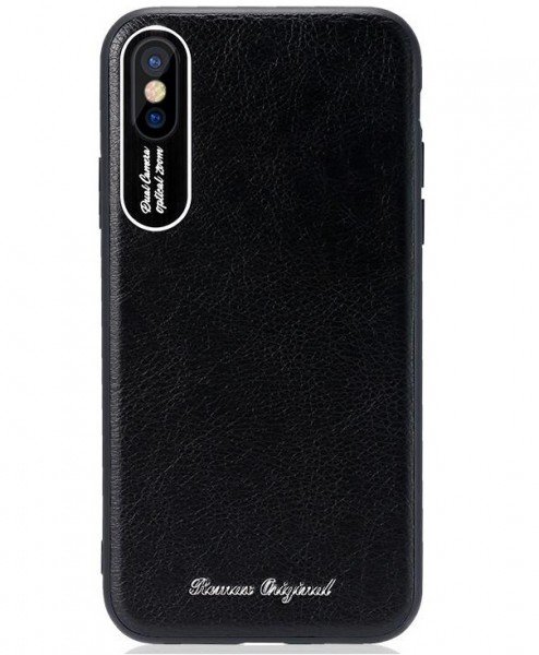 

Чехол Remax для iPhone X/Xs Leather Aluminum black