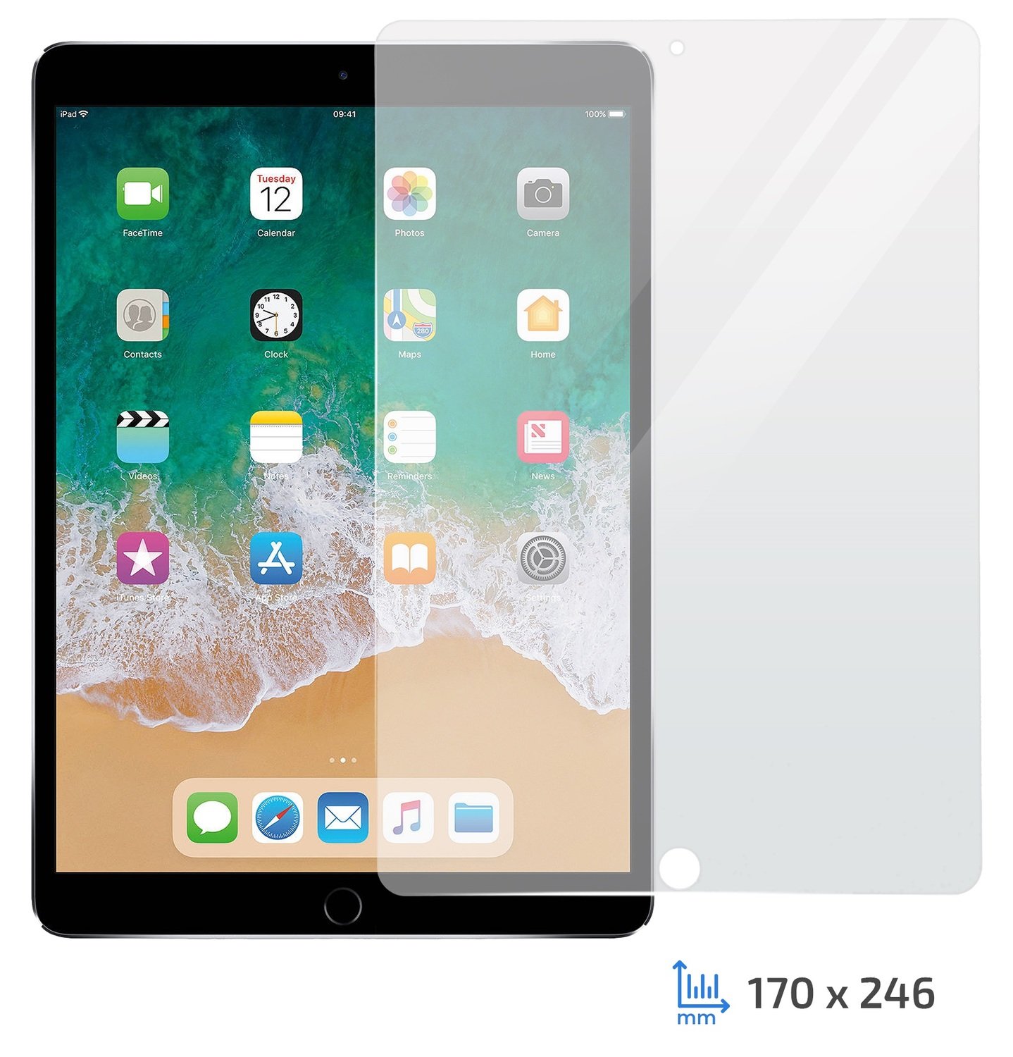 Стекло 2Е для Apple iPad Pro 10.5&quot; 2.5D clear фото 