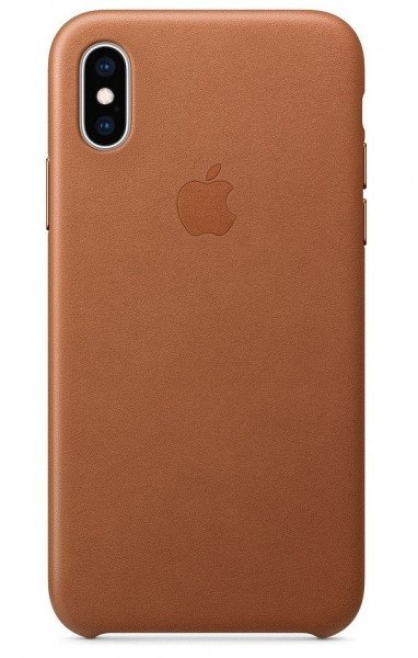 

Чехол Apple Leather Case для iPhone X/Xs Saddle Brown (MRWP2ZM/A)