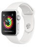 Смарт-часы Apple Watch Series 3 GPS 42mm Silver Aluminium Case with White Sport Band (MTF22FS/A) фото 