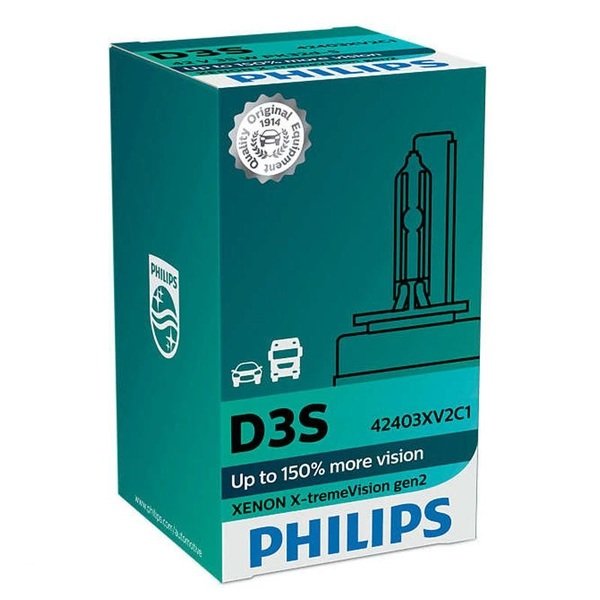 

Лампа ксеноновая Philips D3S X-tremeVision (42403XV2C1)