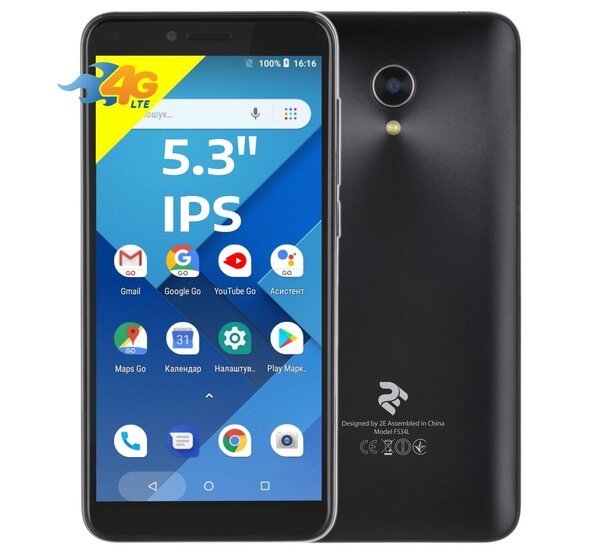 

Смартфон 2E F534L 2018 DS Black