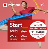  Стартовий пакет Vodafone SuperNet Start 