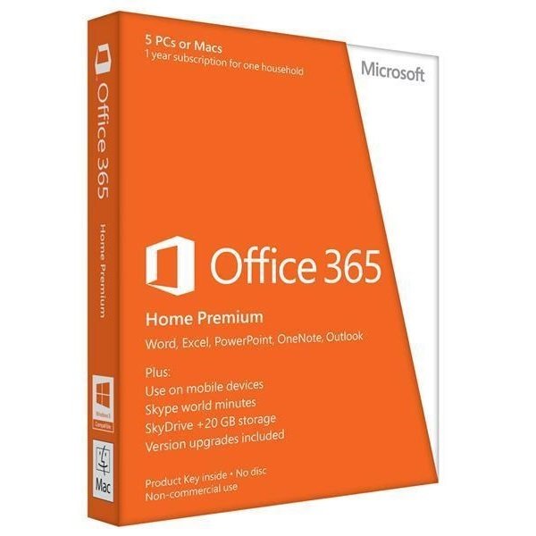 

ПО Microsoft Office365 Home 5 User 1 Year Subscription Russian Medialess P4 (6GQ-01018)