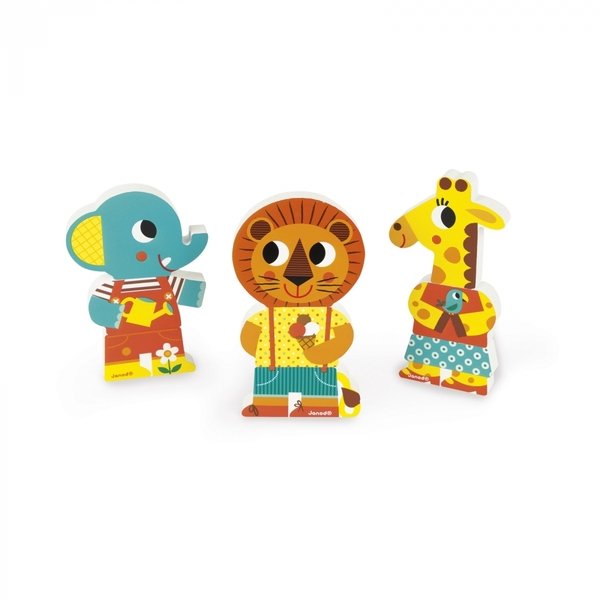 

Игровые магнитные фигурки Janod Животные в зоопарке (J08030)