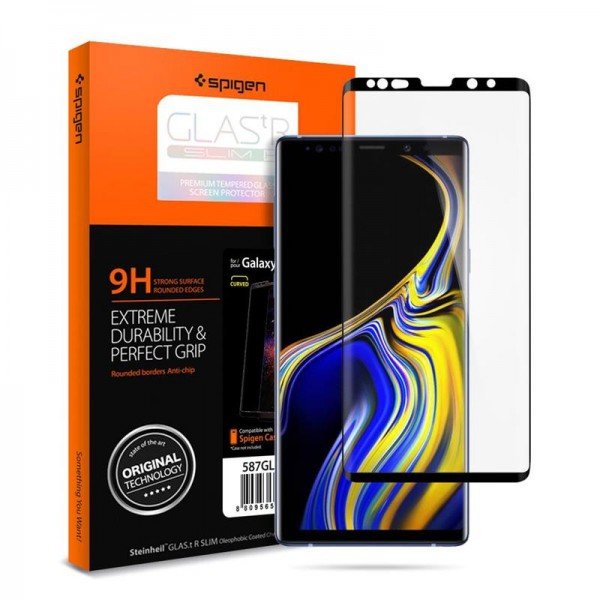 

Стекло Spigen для Galaxy Note 9 (N960) Curved HD Black
