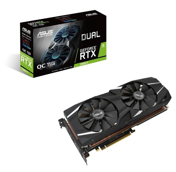 

Видеокарта ASUS GeForce RTX2080 Ti 11GB GDDR6 DUAL OC (DUAL-RTX2080TI-O11G)