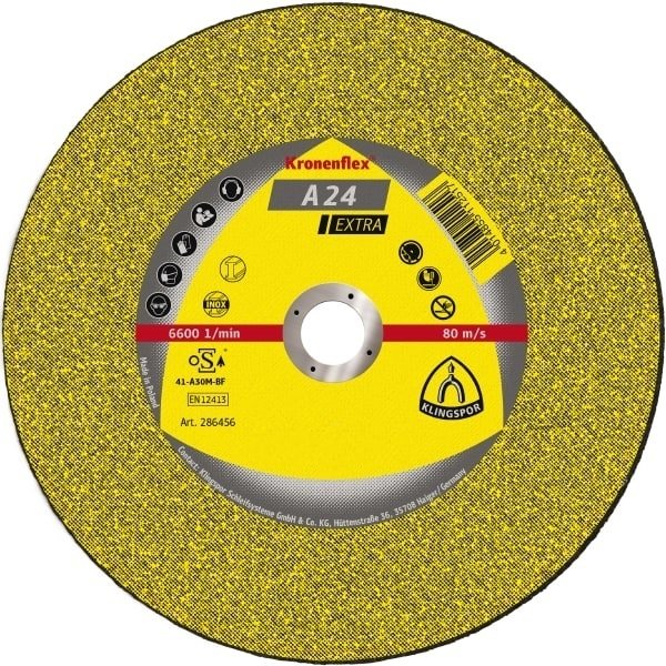 

Отрезной круг по металлу Klingspor 180x2x22,23 Kronenflex A 24 Extra