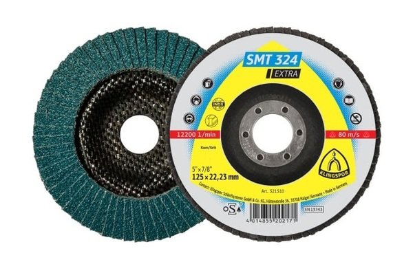 

Круг шлифовальный лепестковый Klingspor P40 SMT 324 125х22,1мм