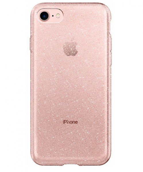 

Чехол Spigen для iPhone SE 2020/8/7 Liquid Crystal Glitter Rose Quartz