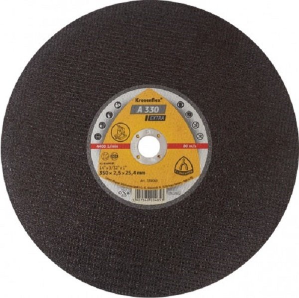 

Отрезной круг по стали Klingspor 350X2,5X25,4 Kronenflex A330 EXTRA