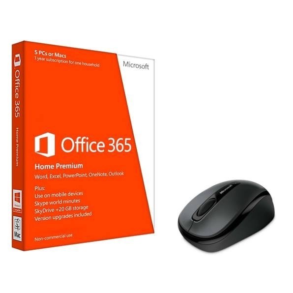 

Microsoft Office365 Home Prem 32/64 Russian+мышка Microsoft Wireless Mobile Mouse 3500