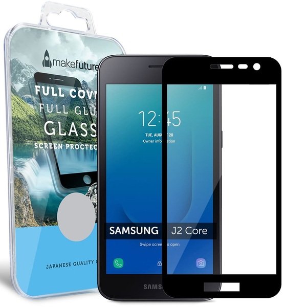 

Стекло MakeFuture для Samsung J2 Core (J260) Full Cover Full Glue Black